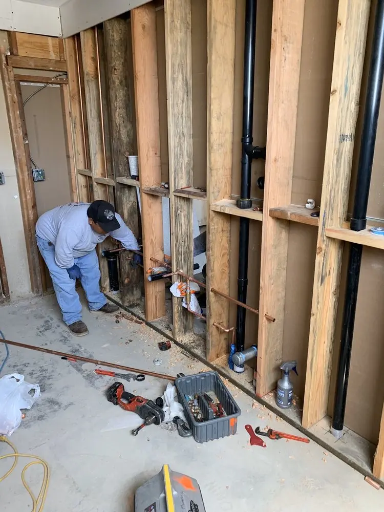Commercial rough-in plumbing for Gas Line Repair in Birch Bay